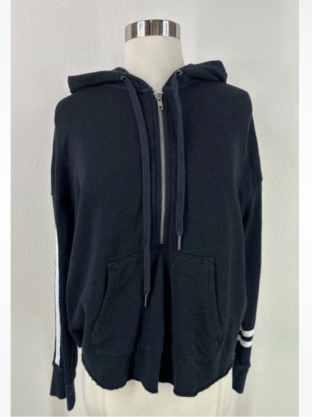 N:philanthropy women’s Half-Zip Hoodie Sweater kangaroo pocket